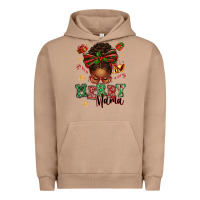 Pigment Burro merry mama afro messy bun Urban Hoodie - texasbilliewilder