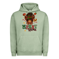 Pigment Oil Green merry mama afro messy bun Urban Hoodie - texasbilliewilder