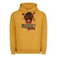 Pigment Peanut Butter merry mama afro messy bun Urban Hoodie - texasbilliewilder