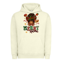 Pigment Pistachio merry mama afro messy bun Urban Hoodie - texasbilliewilder