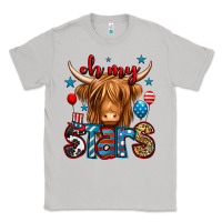 Moon Dust oh my stars 4th of july shaggy cow Classic Tee - Jasminsmagicworld