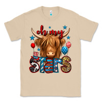 Mushroom oh my stars 4th of july shaggy cow Classic Tee - Jasminsmagicworld