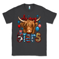 Smoke oh my stars 4th of july shaggy cow Classic Tee - Jasminsmagicworld