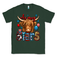 Sports Green oh my stars 4th of july shaggy cow Classic Tee - Jasminsmagicworld