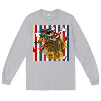 Moon Dust mullet eagle seamless pattern Long Sleeve Tee - BundleAndBundleShop