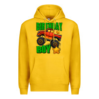 Lemon birthday boy monster truck Premium Hoodie - Jasminsmagicworld
