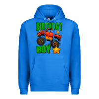 True Royal birthday boy monster truck Premium Hoodie - Jasminsmagicworld