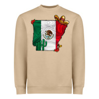 Mushroom mexica oklahama Heavyweight Sweatshirt - CowhideDigitalArt