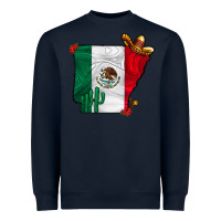 Navy mexica oklahama Heavyweight Sweatshirt - CowhideDigitalArt