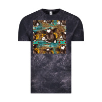 Cloud Black western baby calf seamless pattern Vintage Tee - HRA Design Shop