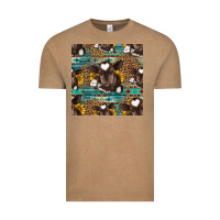 Vintage Coffee western baby calf seamless pattern Vintage Tee - HRA Design Shop