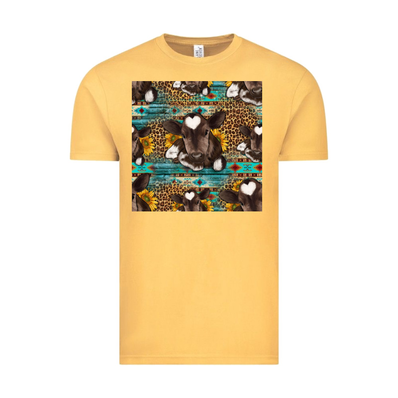 Western Baby Calf Seamless Pattern Vintage Tee by HRA Design Shop | Teevron