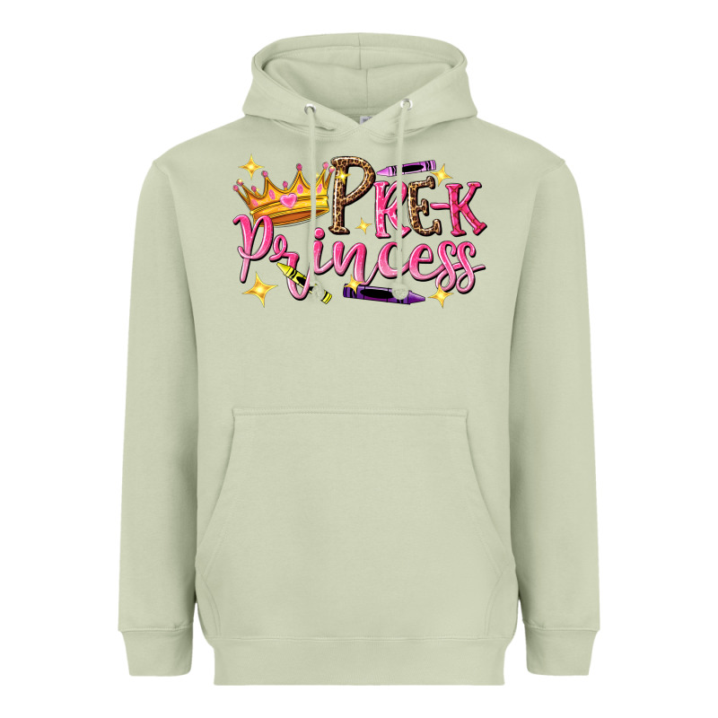Pre K Princess Heavyweight Hoodie by NancyCooperArtShop | Teevron