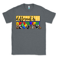 Charcoal Heather different is beautiful Classic Tee - AdoDesignShop