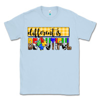 Dusty Blue different is beautiful Classic Tee - AdoDesignShop