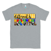 Heather Grey different is beautiful Classic Tee - AdoDesignShop