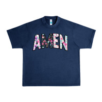 Navy amen Urban Heavy Tee - JahusDesignShop