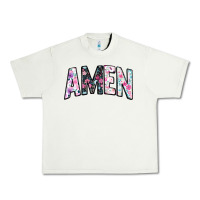 Pistachio amen Urban Heavy Tee - JahusDesignShop