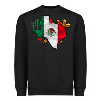 Black mexica texas Heavyweight Sweatshirt - CowhideDigitalArt