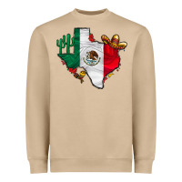 Mushroom mexica texas Heavyweight Sweatshirt - CowhideDigitalArt