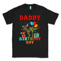 Black daddy of the birthday boy t rex Classic Tee - Artiststas