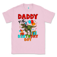 Bubblegum Pink daddy of the birthday boy t rex Classic Tee - Artiststas