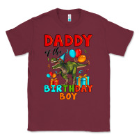 Burgundy daddy of the birthday boy t rex Classic Tee - Artiststas