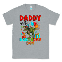 Heather Grey daddy of the birthday boy t rex Classic Tee - Artiststas