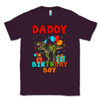 Plum daddy of the birthday boy t rex Classic Tee - Artiststas