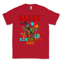 Red daddy of the birthday boy t rex Classic Tee - Artiststas