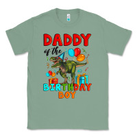 Sage daddy of the birthday boy t rex Classic Tee - Artiststas