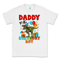 White daddy of the birthday boy t rex Classic Tee - Artiststas