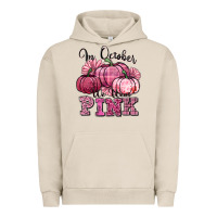 Pigment French Oak in october we wear pink pumpkin Urban Hoodie - texasbilliewilder