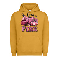 Pigment Peanut Butter in october we wear pink pumpkin Urban Hoodie - texasbilliewilder