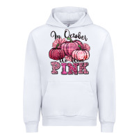 White in october we wear pink pumpkin Urban Hoodie - texasbilliewilder