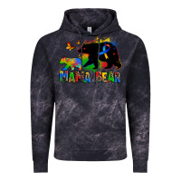Cloud Black mama bear autism Vintage Hoodie - Zillion Design Studio