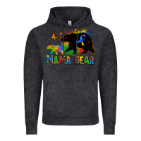 Vintage Black mama bear autism Vintage Hoodie - Zillion Design Studio