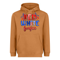 Meerkat red white boujee Heavyweight Hoodie - MaliasSmallBusiness