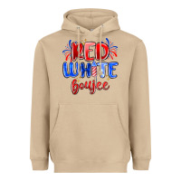 Mushroom red white boujee Heavyweight Hoodie - MaliasSmallBusiness