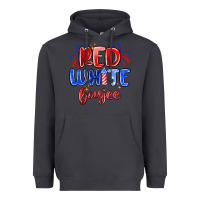 Smoke red white boujee Heavyweight Hoodie - MaliasSmallBusiness