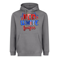 Storm red white boujee Heavyweight Hoodie - MaliasSmallBusiness