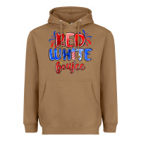 Toasted Coconut red white boujee Heavyweight Hoodie - MaliasSmallBusiness