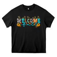 Black Welcome fall Heavy Core Tee - Artiststas
