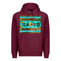 Burgundy teacher mousepad Premium Hoodie - BarkalooDesign