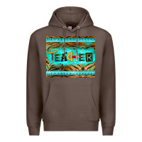 Coffee teacher mousepad Premium Hoodie - BarkalooDesign