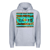 Heather Grey teacher mousepad Premium Hoodie - BarkalooDesign