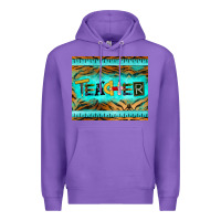 Purple teacher mousepad Premium Hoodie - BarkalooDesign