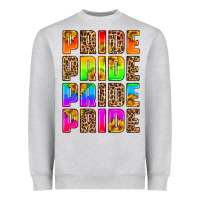Heather Grey pride pride pride pride Heavyweight Sweatshirt - HRA Design Shop