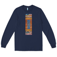 Navy usa flag and mom penwraps 2 Long Sleeve Tee - Artiststas