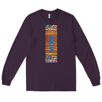 Plum usa flag and mom penwraps 2 Long Sleeve Tee - Artiststas